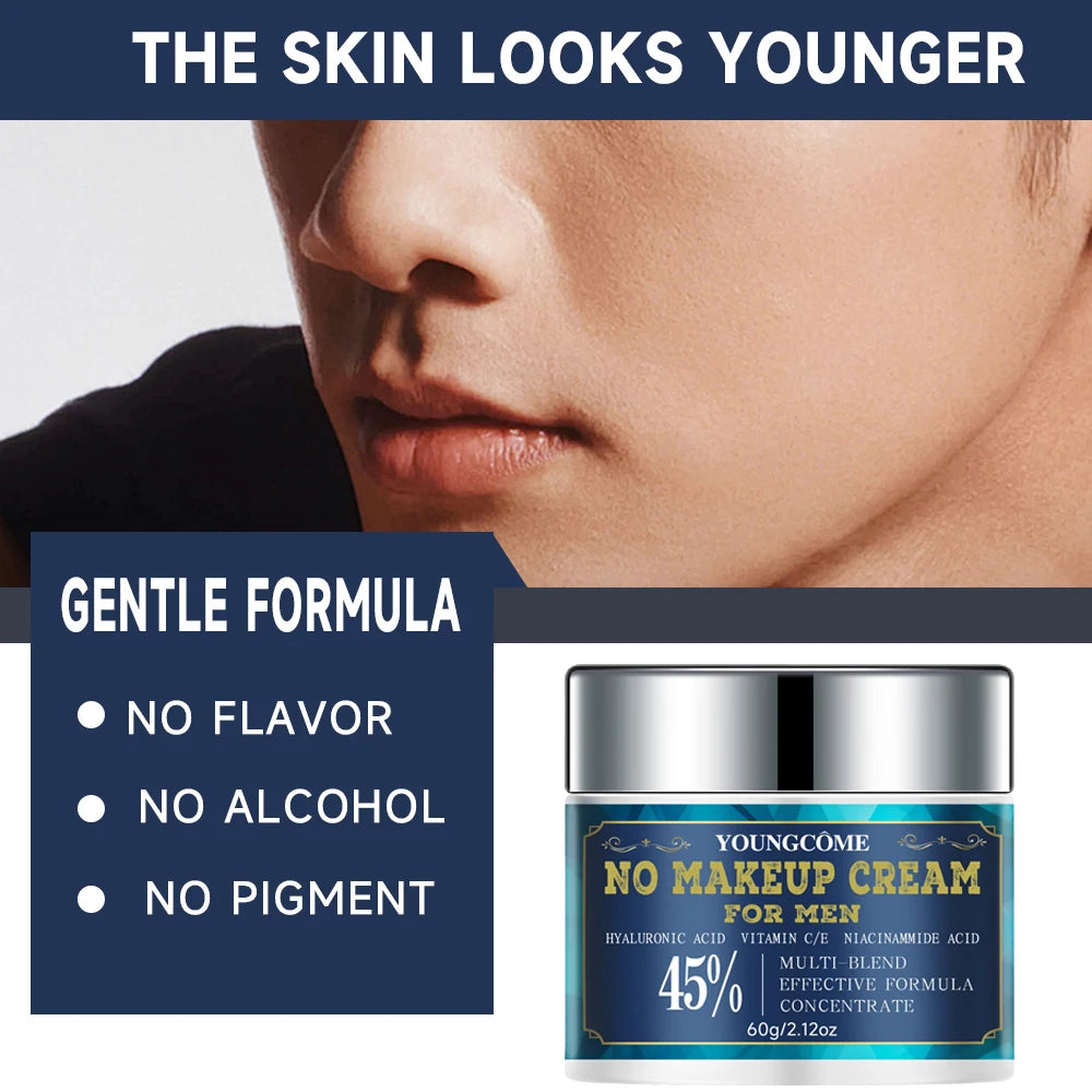 Man a moisturizing face lighting cream that hides pores and fine wrinkles Anti Aging Firming Lifting Fade Fine Lines Whitening Quake