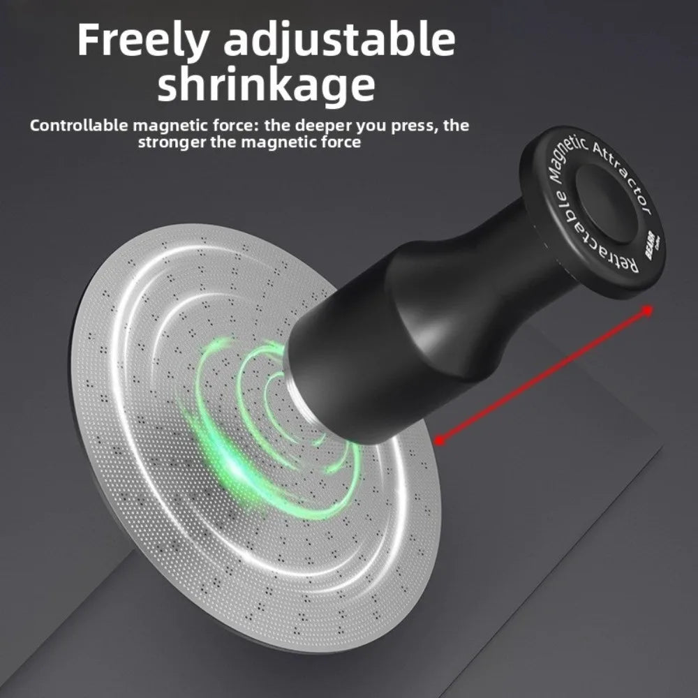 Magnetic Coffee Filter Suction Press Type Powder Free Coffee Puck Screen Suction Coffee Extraction Tool Bar Barista Tool Quake