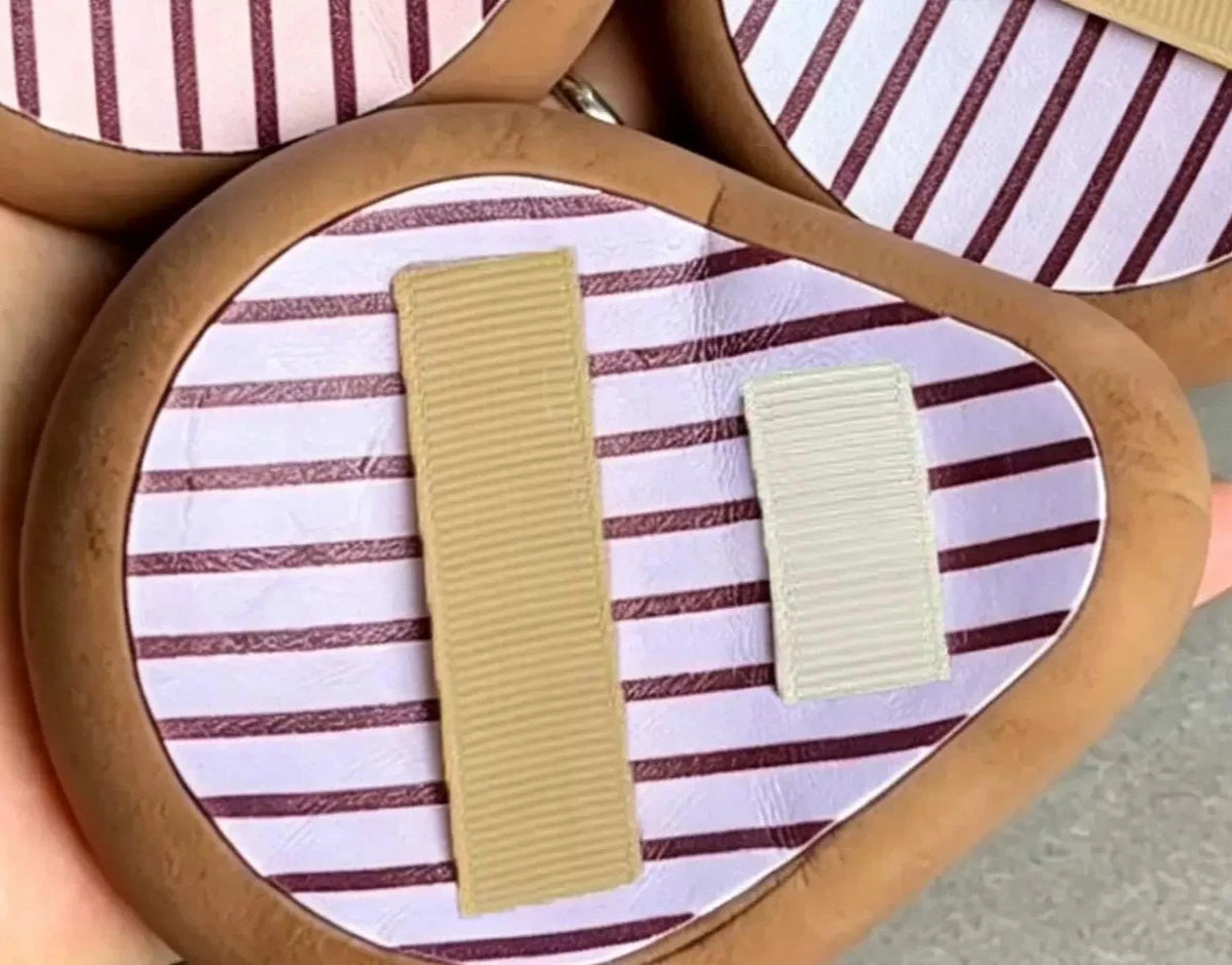 Puff Base Makeup Tool Concealer Marshmallow Puff Foundation Special Blush Setting Portable Dry and Wet Use Quake Stripe purple 1Pc
