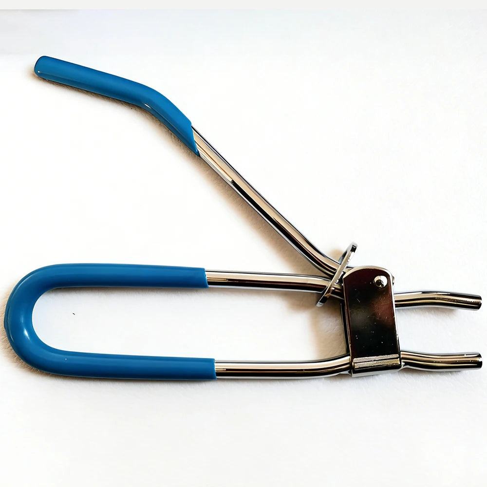For Motorcycles Non Slip Handle Hose Clamp Pliers Black Handle Professional Brake Fuel Hose Tool Automotive Repair Quake blue handle