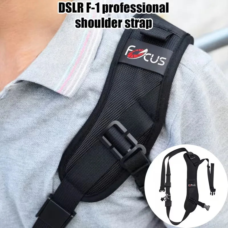 1pc DSLR F-1 Professional Shoulder Strap for Quick Shooters And Photographers,Single Shoulder Camera Strap For Camera DSLR Quake