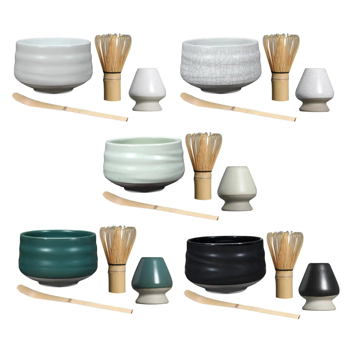Traditional Matcha Set, Bamboo Matcha Whisk, , Ceramics Whisk Stand Japanese Matcha Preparation, Quake