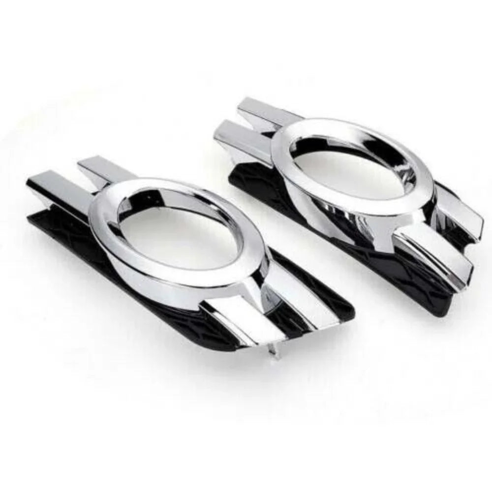 For Mercedes benz X164 GL320 GL450 2007-2009 1648800724 1648800824 Pair Car Chrome Front Bumper Fog Light Trim Grill Frame Cover Quake