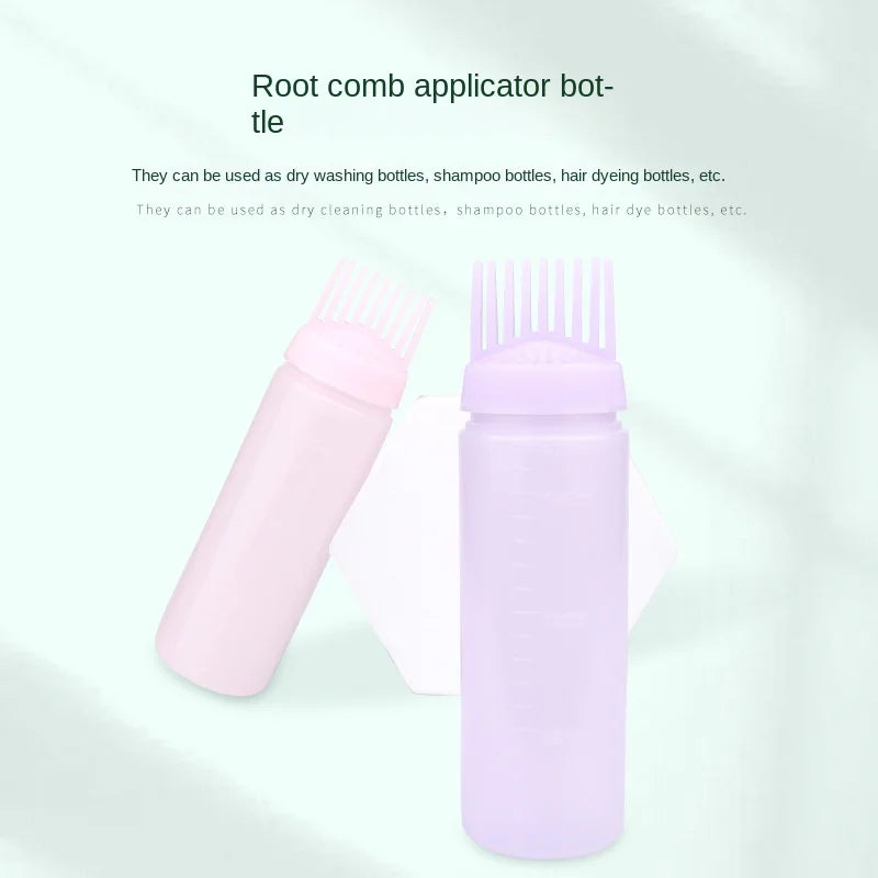 Empty Hair Dye Bottle with Applicator Brush Bottles Dyeing Shampoo Bottle Oil Comb Hair Tools Styling Tool Hair Coloring Bottles Quake