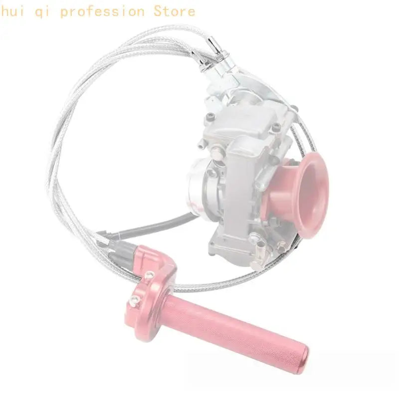 Control Cable for FCR Carburetor Motorcycle Service, Two Line Pair with Outer Sleeve and Metal Ends for Routine Line Change Quake CN