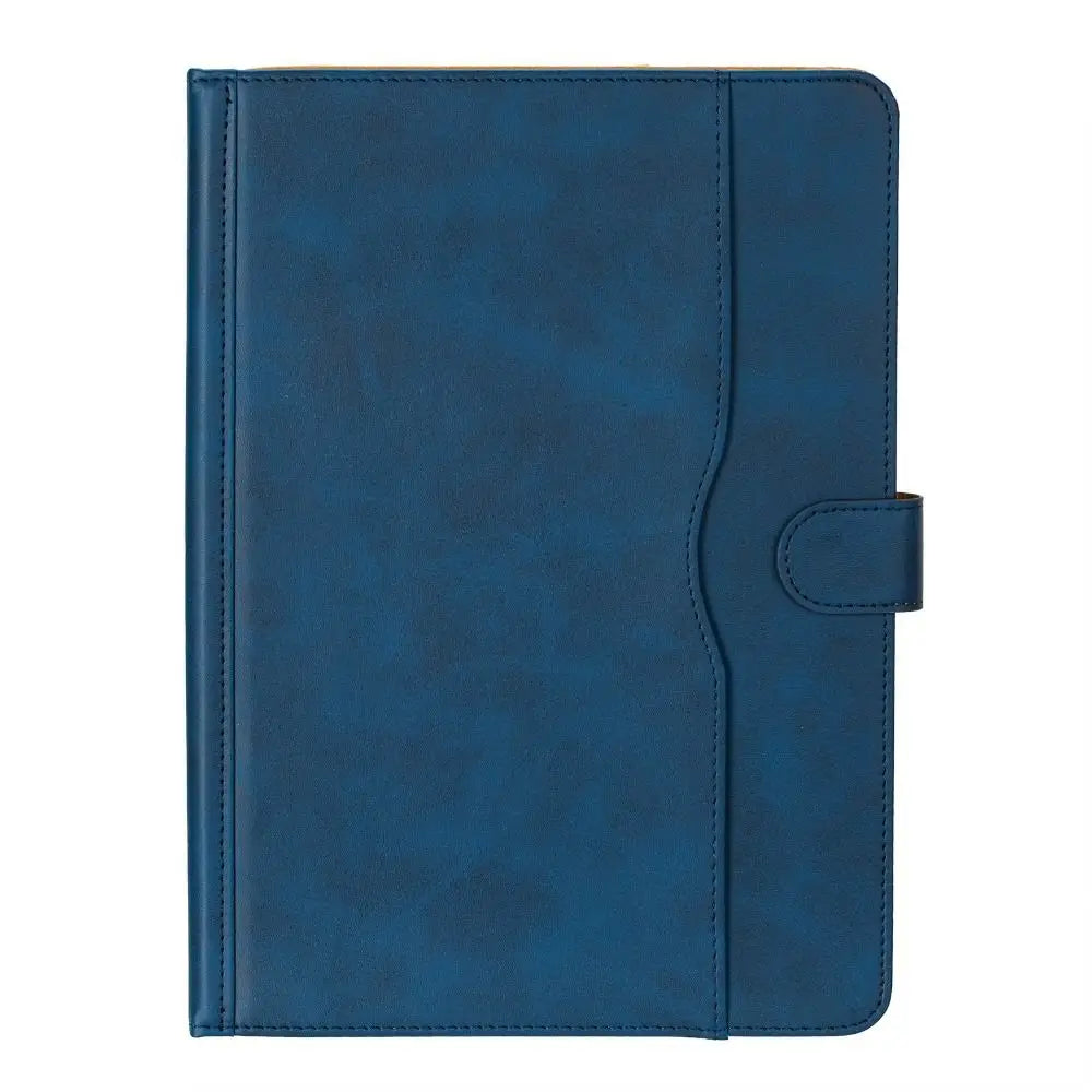 7/8/9/10 inch Universal Tablet Case Shockproof Multi-Angle Viewing Tablet Stand Cover PU Leather for Samsung/Huawei/Xiaomi Quake Blue 7-8 inch