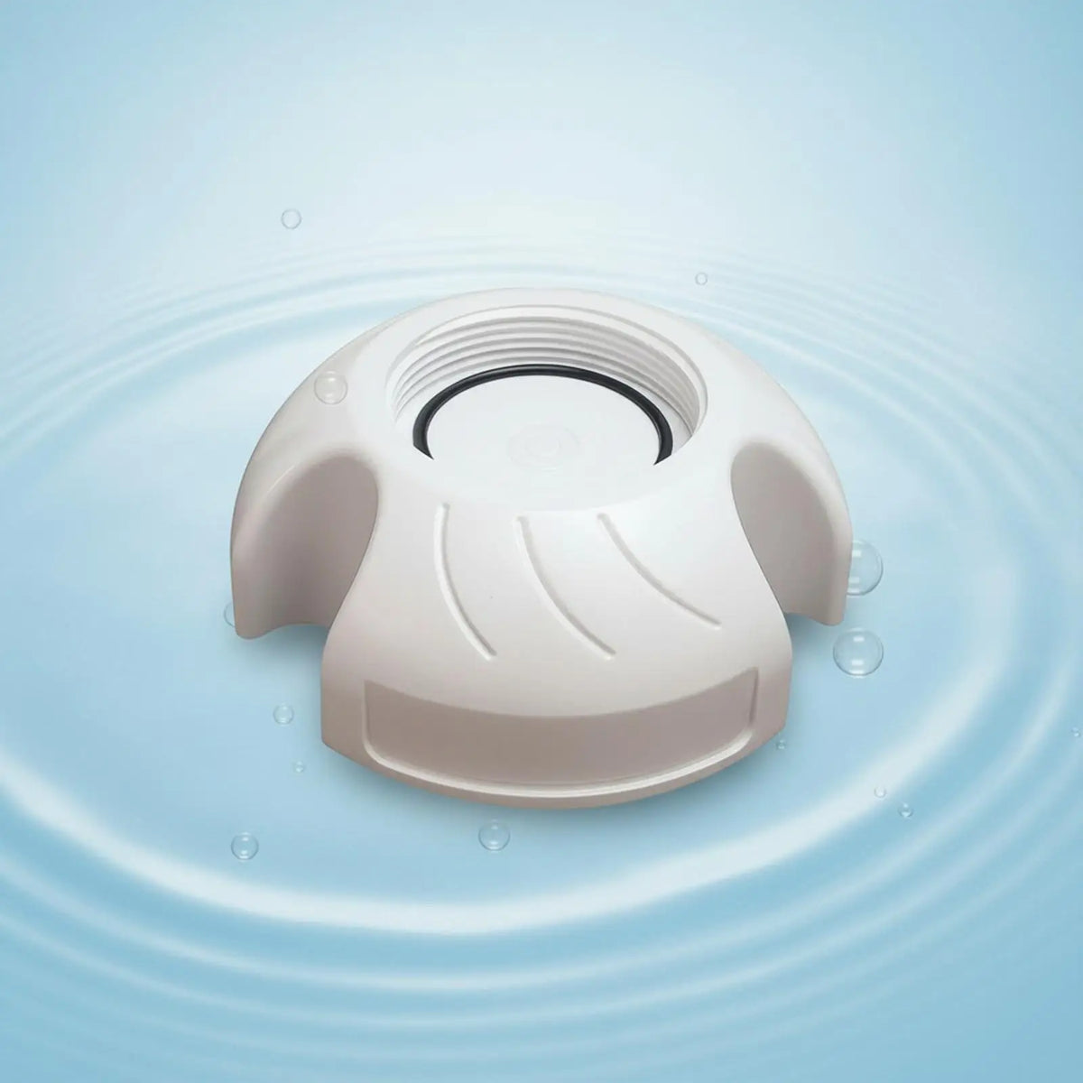 PP Pool Connector with Threaded Opening Long-Lasting Swimming Pool Cleaning Connector Compact Smooth Molded Quake