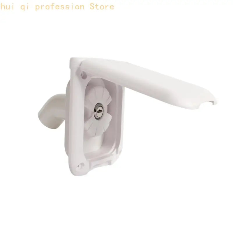 Water Fill Port with Hinged Cover and Keyed Cap for Motorhome Use H8WE Quake White CN