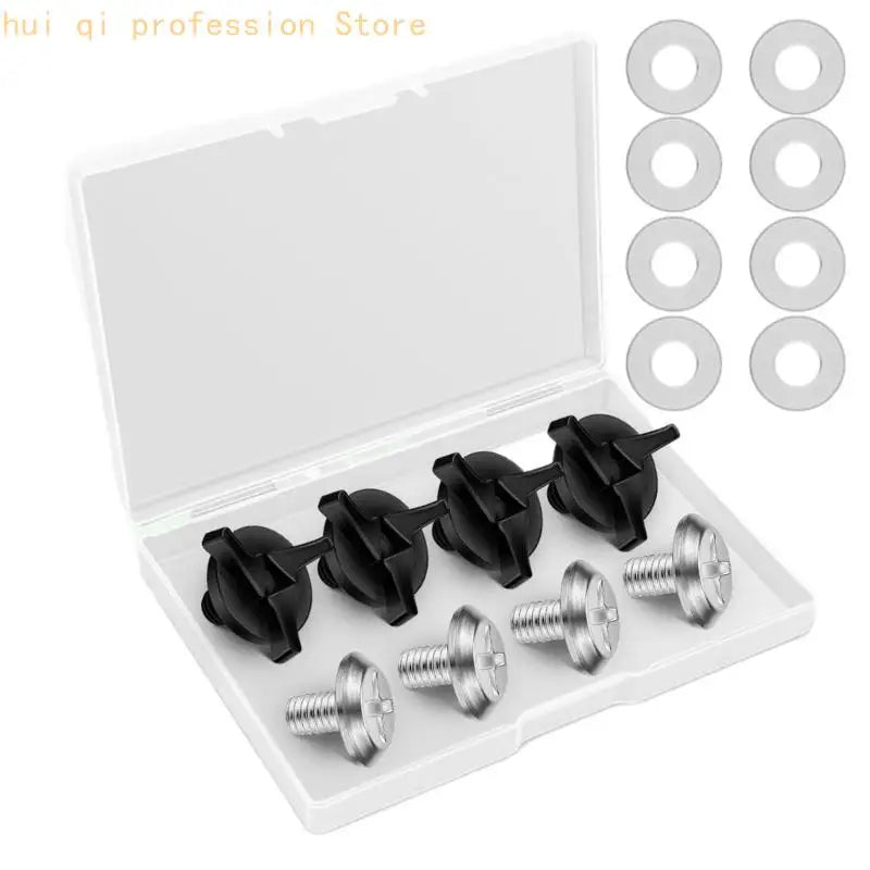 H8WE Adjustable Bike Motorcycle Helmets Visor Screws And Antislip Rubber Washers Set Accessories Suitable For Secure Helmets Quake China Mainland
