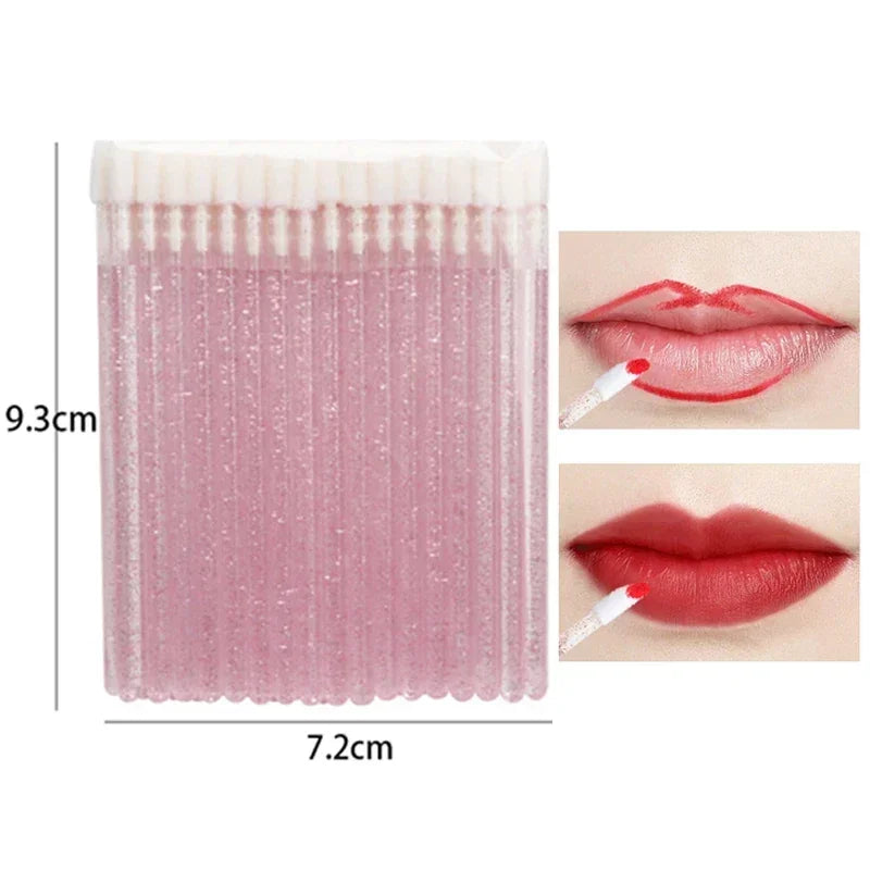 vvocci 100PCS Disposable Eyelash Extension Applicator Wands & Mascara Brushes - Wholesale Makeup Tools for Eyelashes & Eyebrows Quake