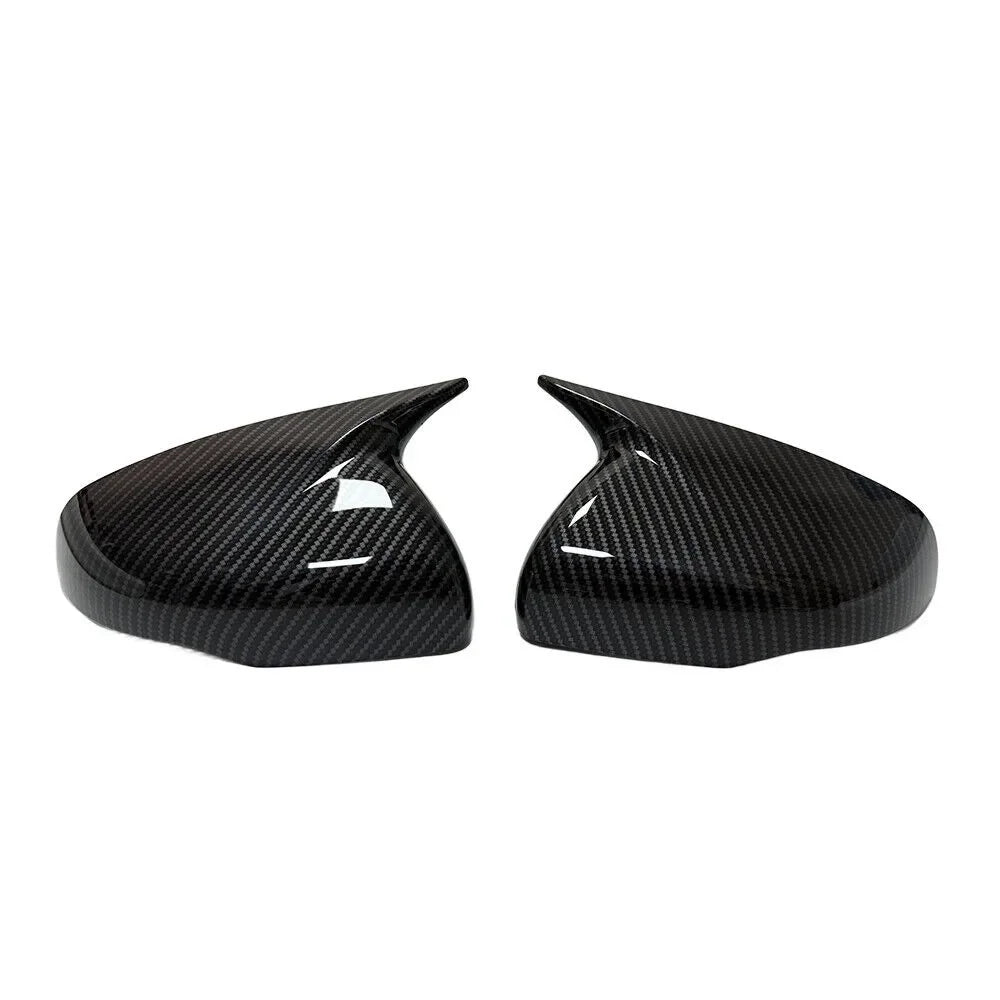 For Kia Carnival Sedona KA4 2020-2024 Car Sticker Rearview Side Mirror Cover Wing Cap Exterior Door Rear View Case Trim Carbon Quake Carbon