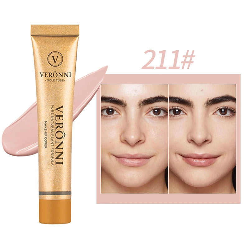 Long-lasting waterproof and sweatproof concealer with natural nude Maquiagem Liquid Concealer Beauty Face Cosmetics Makeup Base Quake 211