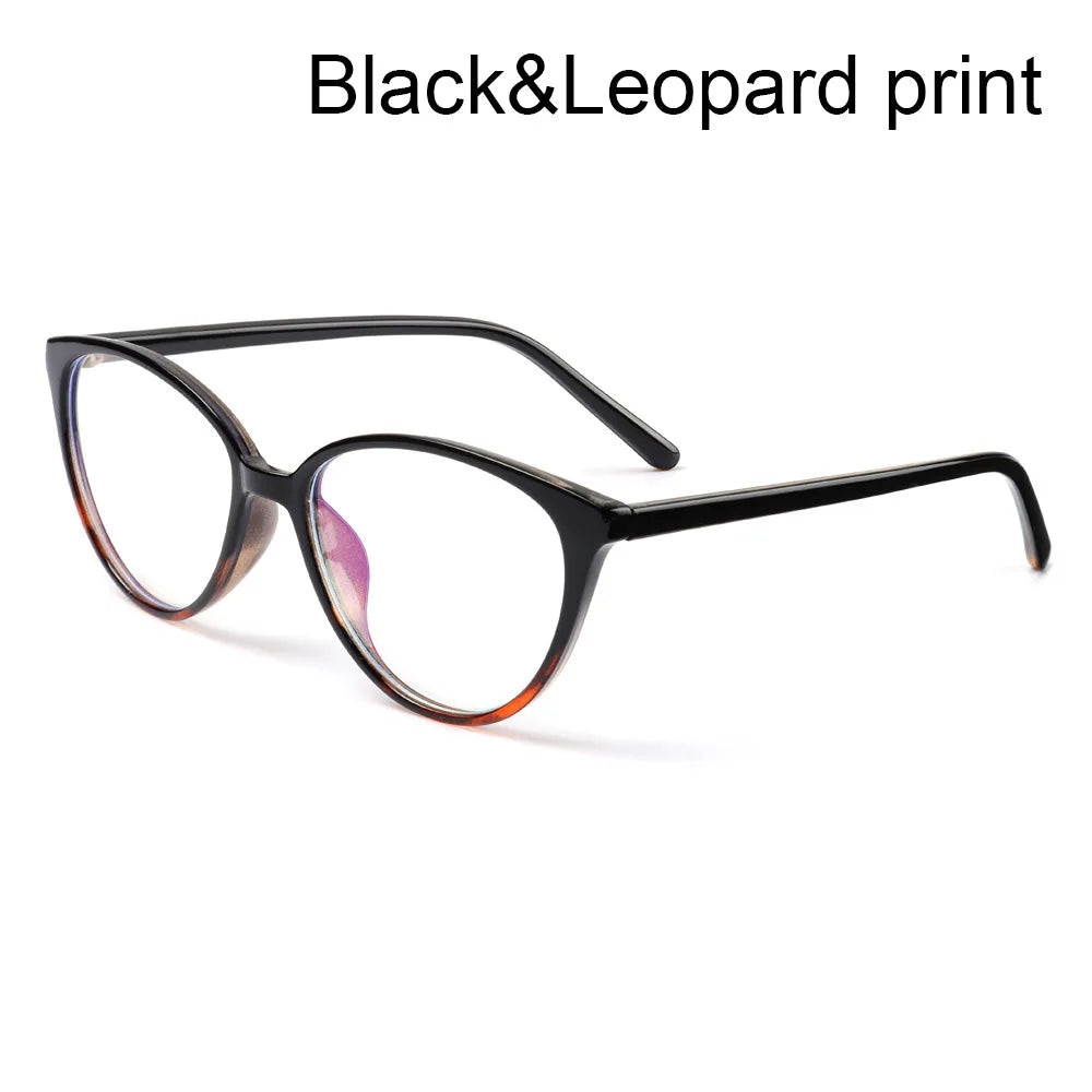 New Anti Blue Light Glasses Computer Goggles Fashion Clear PC Frame Eyeglasses Blue Rays Blocking Eyewear Vision Care Glasses Quake black leopard