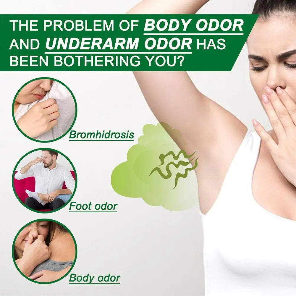 Body Odor Remove Cream Underarm Bad Smell Sweating Removal Armpit Refreshing Antiperspirant Lasting Aroma Deodorant Body Care Quake