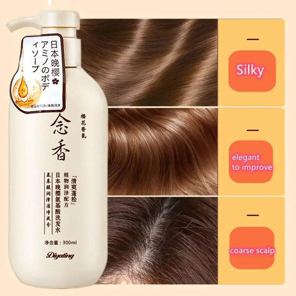 Fragrant Japanese Amino Acid Shampoo Hair Conditioner Body Was Hair Shampoo Bath Lotion Shampoo Skin Care Hair care product Quake