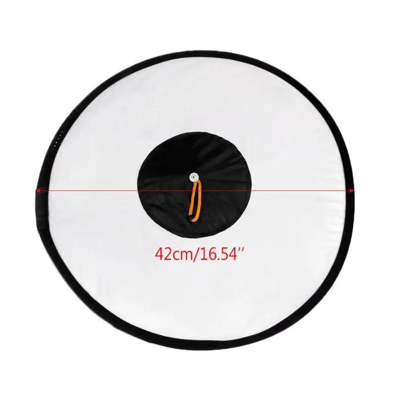 Universal 42cm Round Studio Flash Softbox Speedlite Diffuser Reflector Strap New K1KF Quake