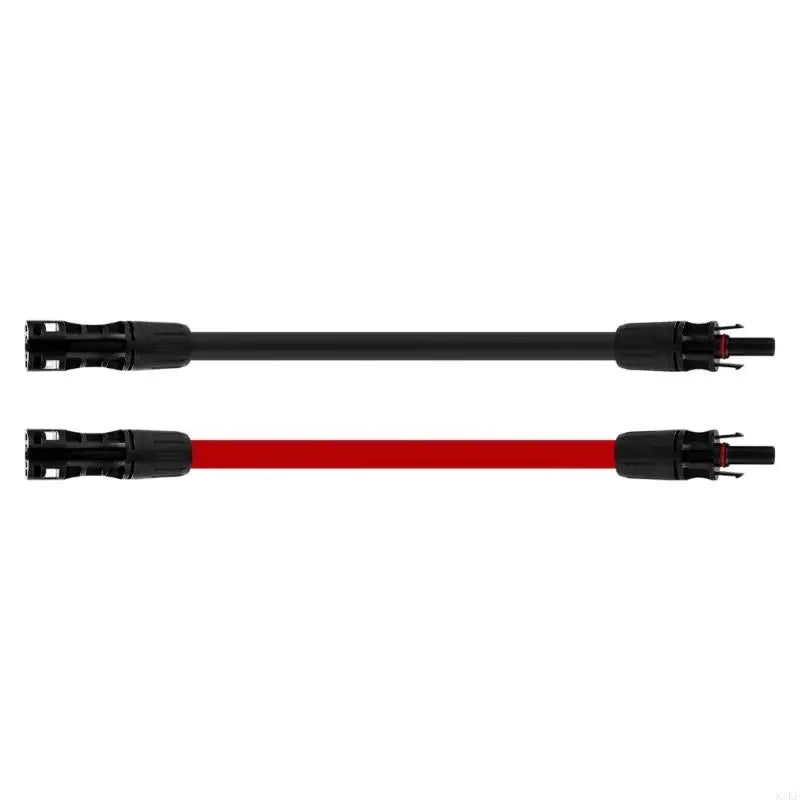 Solar Extension Cable Set with Flat 2-Wire Cable, 42 Connector Wire for Roof Array Wiring and Outdoor Link Use Daily K1KF Quake 10AWG CN