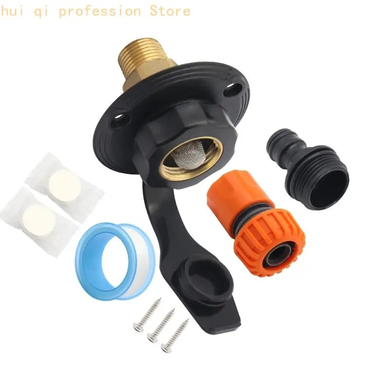 RVs Water Inlet System Brass Fitting Water Inlet For Camping Vehicles H8WE Quake