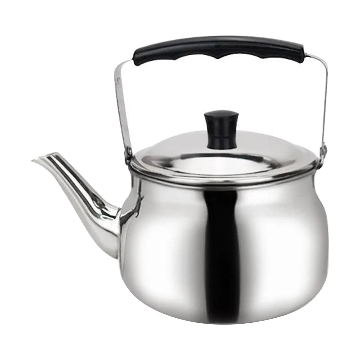 Large Capacity Stainless Steel Water Kettle Portable Tea Pot for Travel Picnic Gas Electric Stove Cookware Quake
