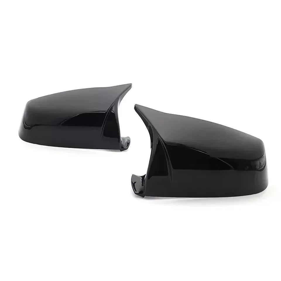 For BMW 5 6 7 Series F07 F10 F11 F13 F01 F02 F03 F04 Car Replacement Rearview Side Mirror Cover Wing Cap Exterior Door Case Trim Quake Gloss Black