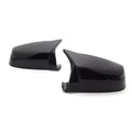 For BMW 5 6 7 Series F07 F10 F11 F13 F01 F02 F03 F04 Car Replacement Rearview Side Mirror Cover Wing Cap Exterior Door Case Trim Quake Gloss Black