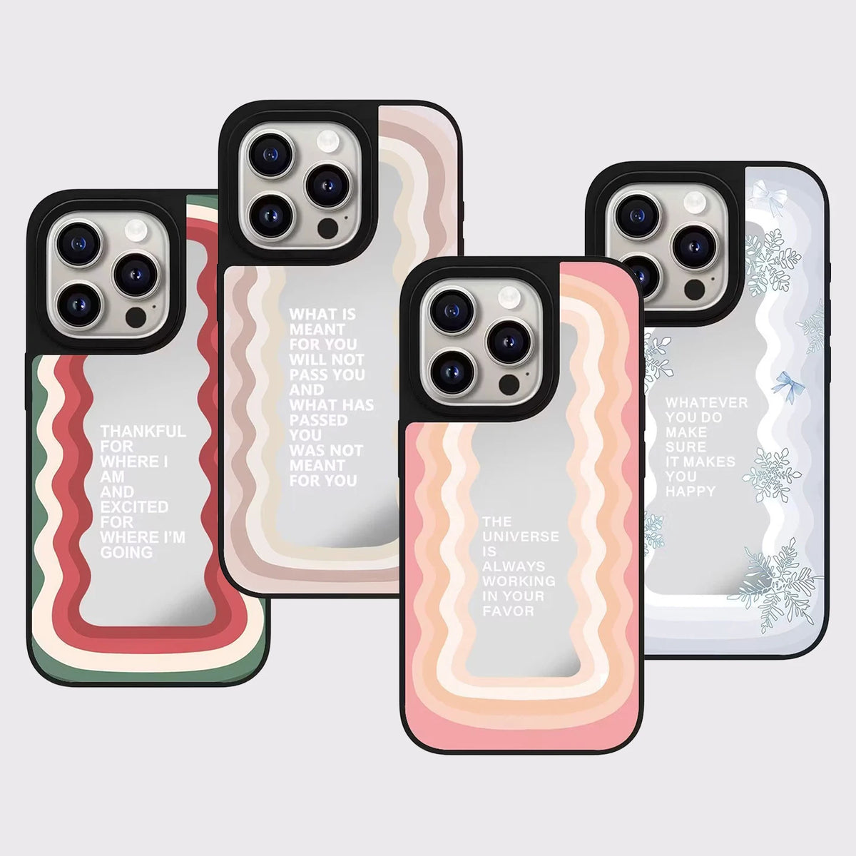 608312 Mirror Surface Magnetic Phone Case Cover for IPhone 13 14 15 16 17 18 Pro Max Case Cartoon Quake