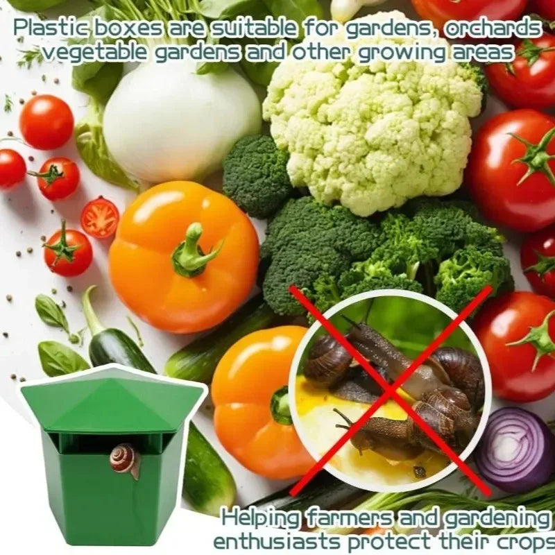 10/1PCS Garden Insect Trap House Snail Trap Catcher Pests Reject Gintrap Tools Household Farm Seedling Protector Garden Supplies Quake