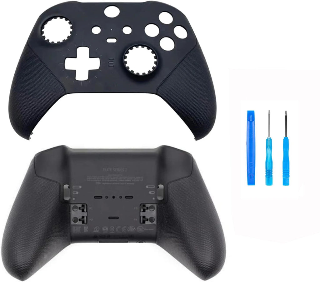 Front Back Housing Shell Faceplate Cover Replacement Repair Kit for Xbox One Elite Series 2 Controller+Screwdriver Quake