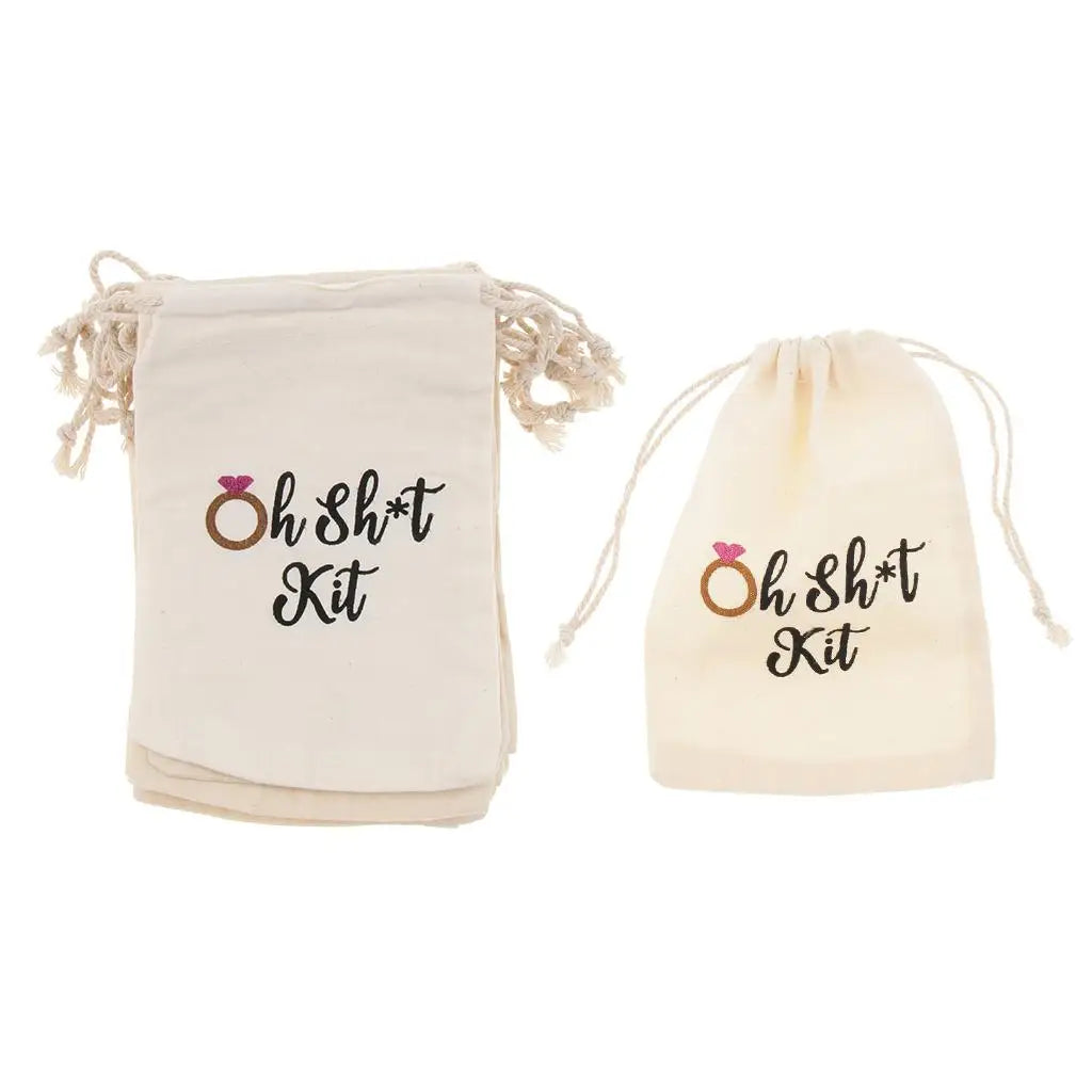 Linen Cotton Drawstring Candy Pouch Multipurpose Jewelry Gift Bag Square Eco-friendly Wedding Favor for Events Quake