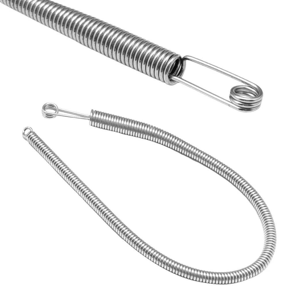 Bendable Spring Drawstring Threader Clip Pants Hoodies Elastic Band Lace Cord Flexible Drawstring Thread DIY Sewing Accessories Quake