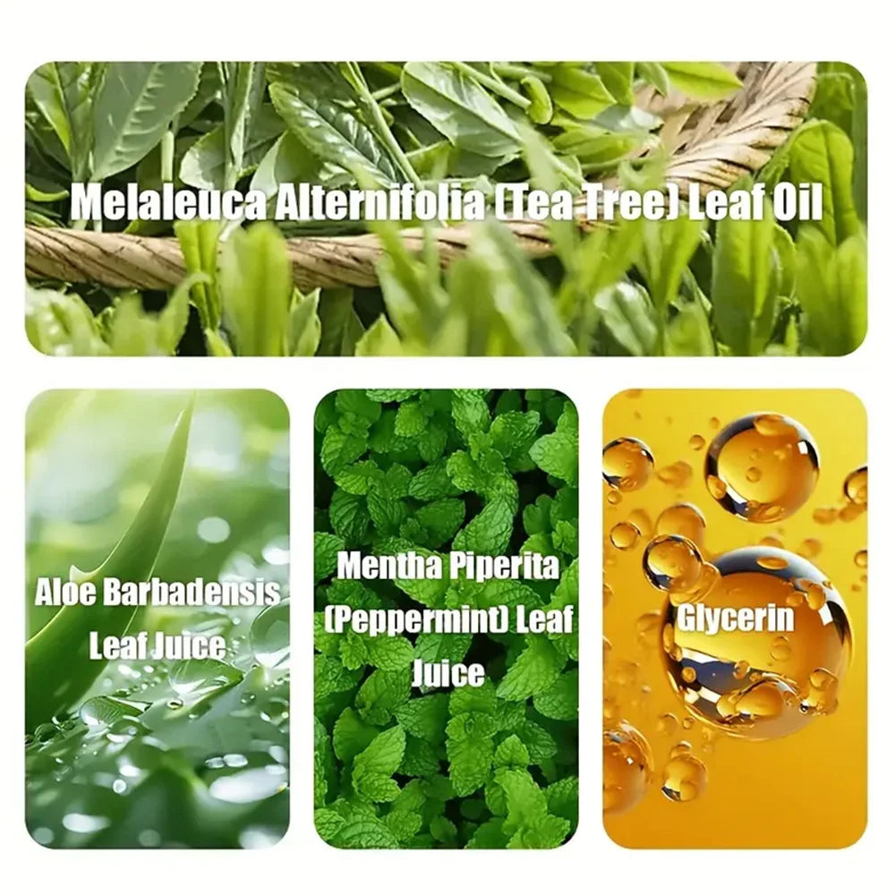 Tea Tree Oil Foot Cream Improves Skin Roughness Softens Cracked Feet Exfoliating Foot Care Solution Moisturization Quake