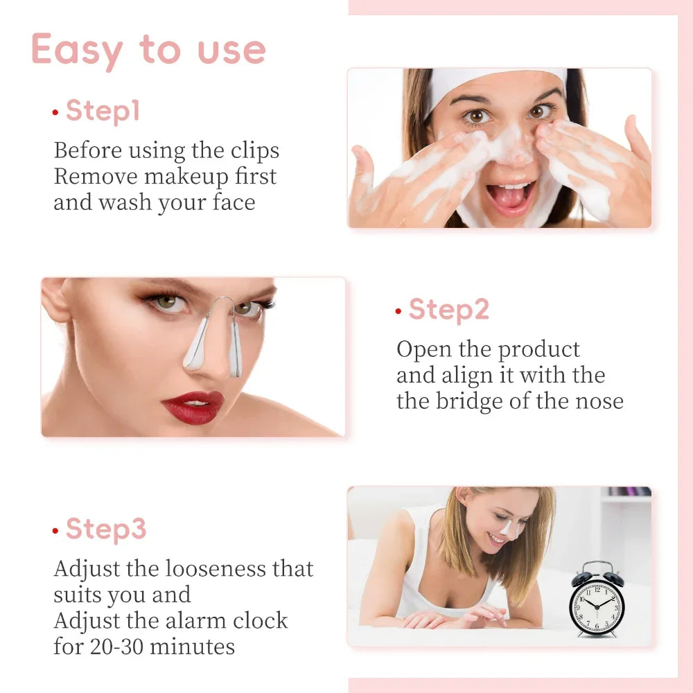 Nose Shaper Up Shaping Machine Lifting Nose Clips Face Lift Noses Up Clip Facial Corrector Slimmer Beauty Tools Random Color Quake