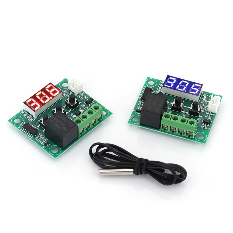 Javino W1209 DC 5V 12V heat cool temp thermostat temperature control switch temperature controller thermometer thermo controller Quake