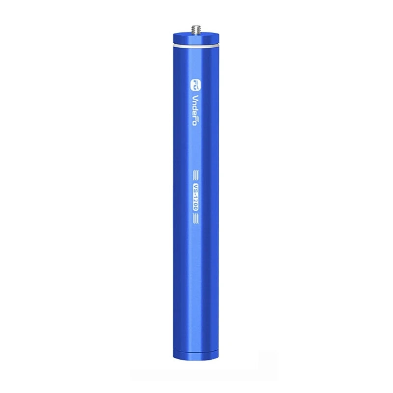 Telescoping Bar Extendable Selfie Extension Rod with 1/4" Screw for Cameras, Tripods,Devices Photography Accessory K1KF Quake Blue
