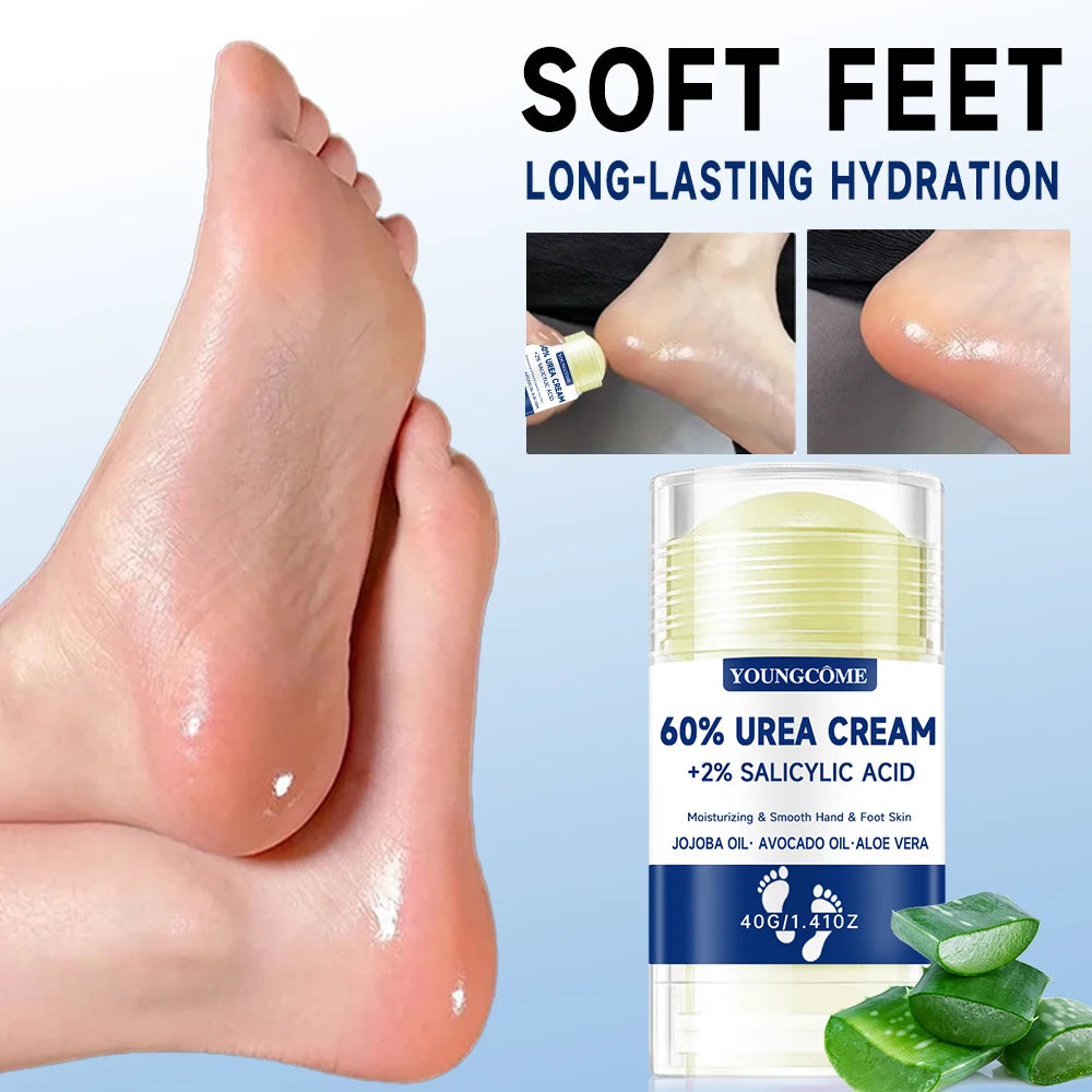 2pcs 60% Urea Foot Cream Deeply moisturizes,soothes andrejuvenates tired feet for ultimate comfort,suitable for all skin types Quake