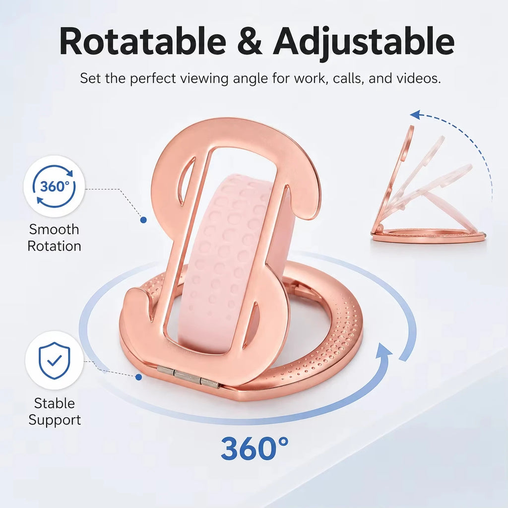 Magnetic Ring iPhone Holder For MagSafe Grip Simplicity Rotation for Phone Foldable Bracket Quake