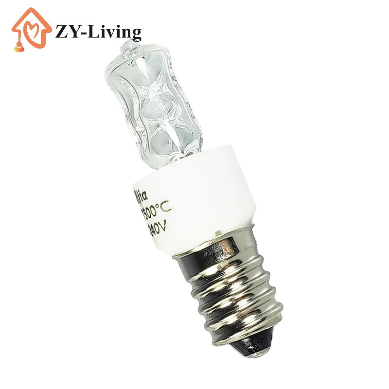 1Pcs 25W/40W E14 Oven Light Bulb 220-240V Safe Halogen Oven Lamp High Temperature 500℃ Resistant Dryer Microwave Light Bulb Quake