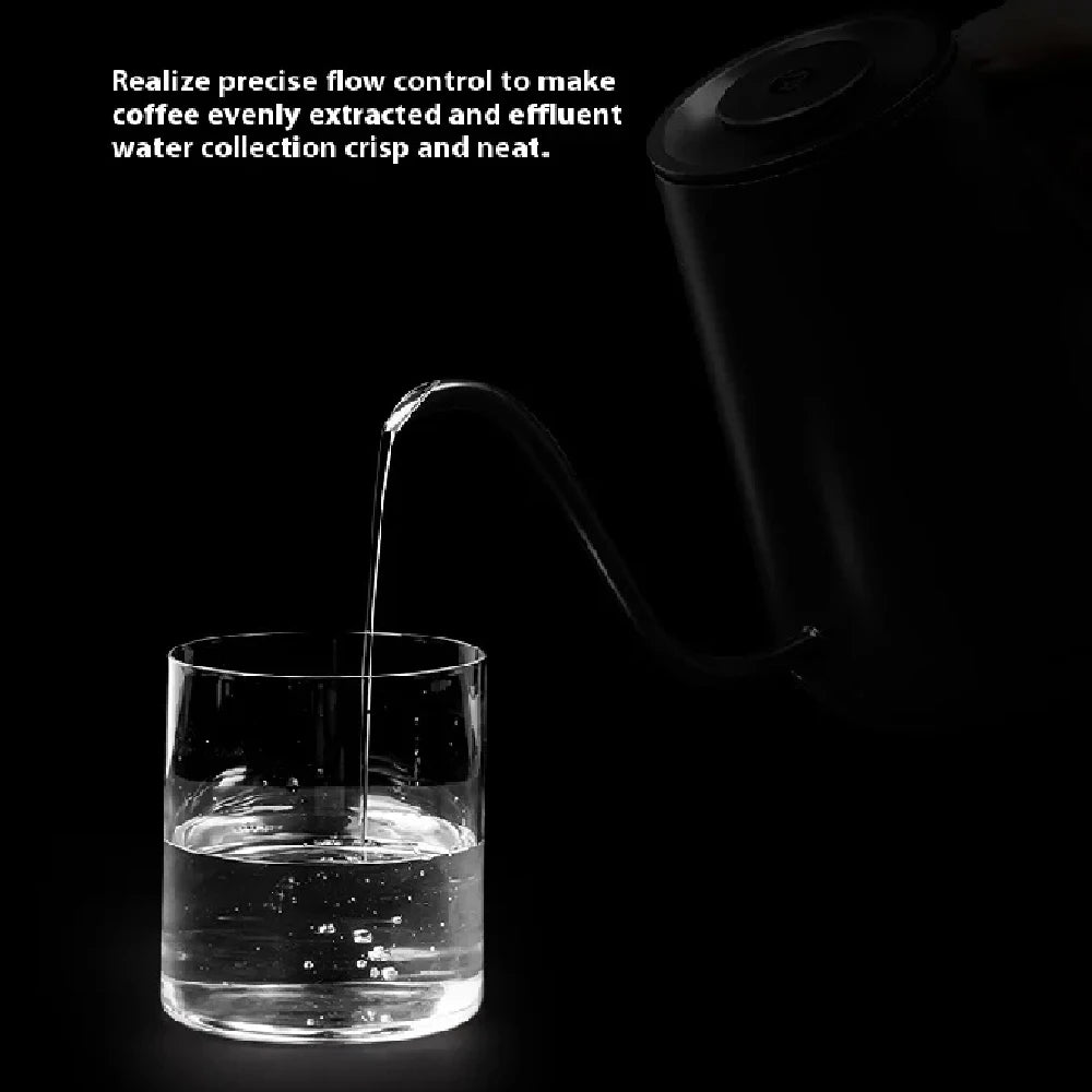 Timemore Fish Pro X 900ml Competition Temperature Control Pot Stainless Steel Electric Hand Flushing Pot Hand Brewed Coffee Pots Quake