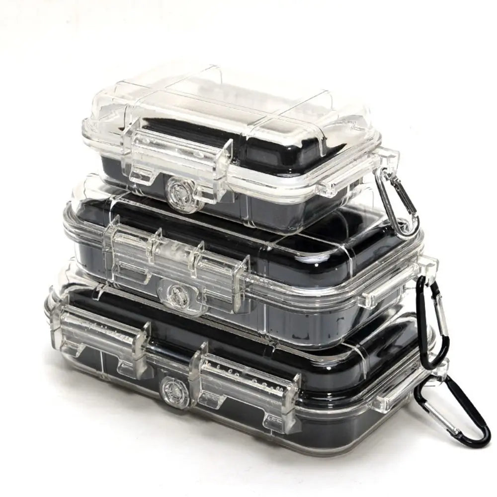 Durable ABS Camping Box Shockproof Transparent Sealed Storage Box Equipment Dry Box Professional Waterproof Toolbox Quake