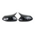 For Toyota Corolla 2019-2023 Car Rearview Side Mirror Cover Horn Wing Cap Exterior Door Rear View Case Trim Shell Housing Add on Quake Gloss Black