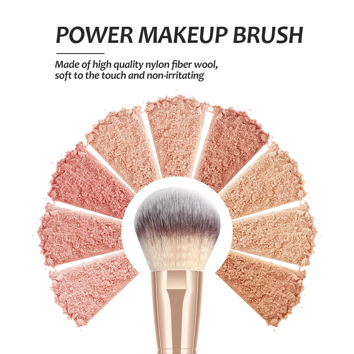 MAANGE 7pcs/set Makeup Brushes for Cosmetic Foundation Powder Concealer Blush Brush Blending Soft Bristles Beauty Tools Quake