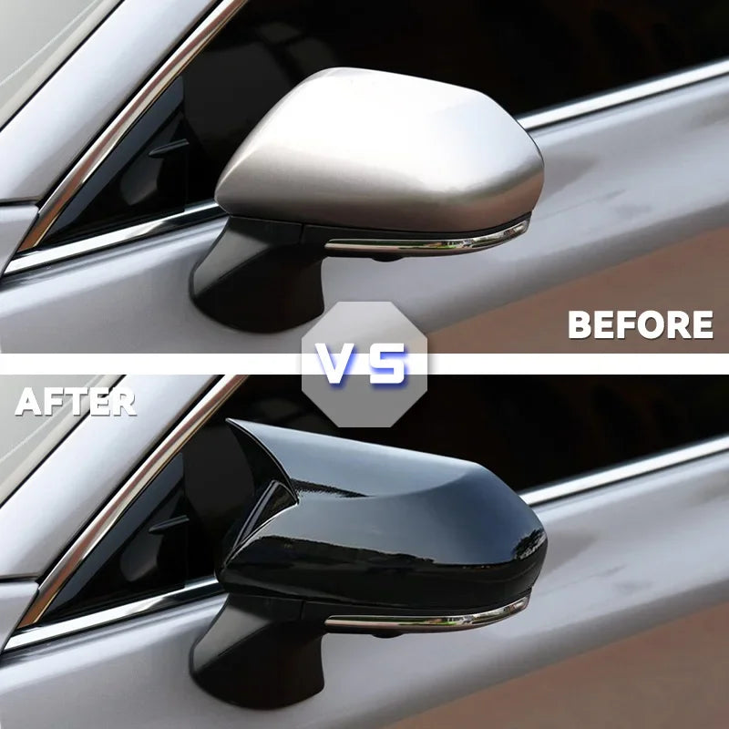 For Toyota Camry CHR Avalon BZ3 2018-2023 Car Rearview Side Mirror Cover Wing Cap Exterior Door Rear View Case Trim Carbon Look Quake