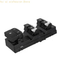 Car Window Control Panel Assembly 93571-H0100CA, 4 Button Driver Door Unit with Lock Button Layout, Clip-In Housing for Repair Quake CN
