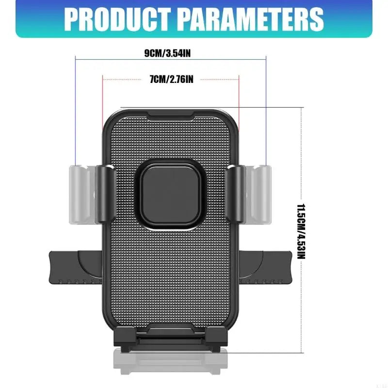 Motorcycle Handlebar/Rearview Mirror Phone Mount With Adjustable Sun Visors And Anti Shake Design For Scooter Navigation K1KF Quake