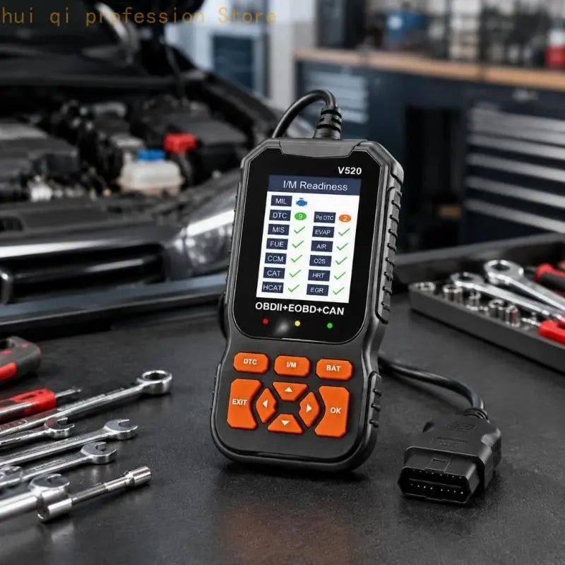 Automotive Fault Reader with On-Device Screen and Menu Controls for Preliminary H8WE Quake