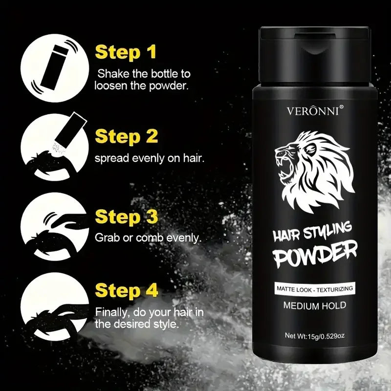 Unisex Hair Defining Powder-Long-Lasting,Volume,Matte Finish, for Men and Women, Hold Root Lifting Fluffy Increase Hair Powder Quake