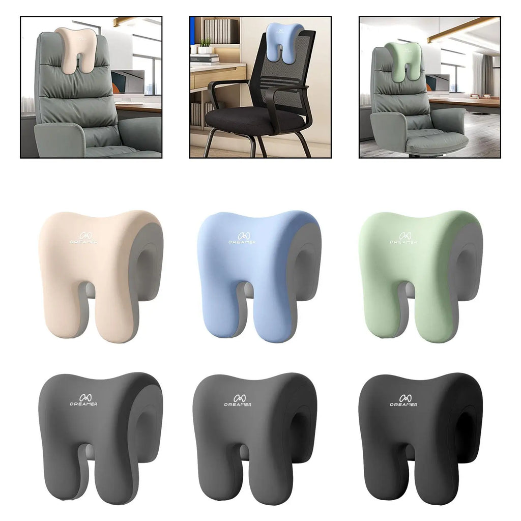 Portable Office Napping Pillow Removable Memory Foam Chair Cushion for Comfortable Power Nap Quake