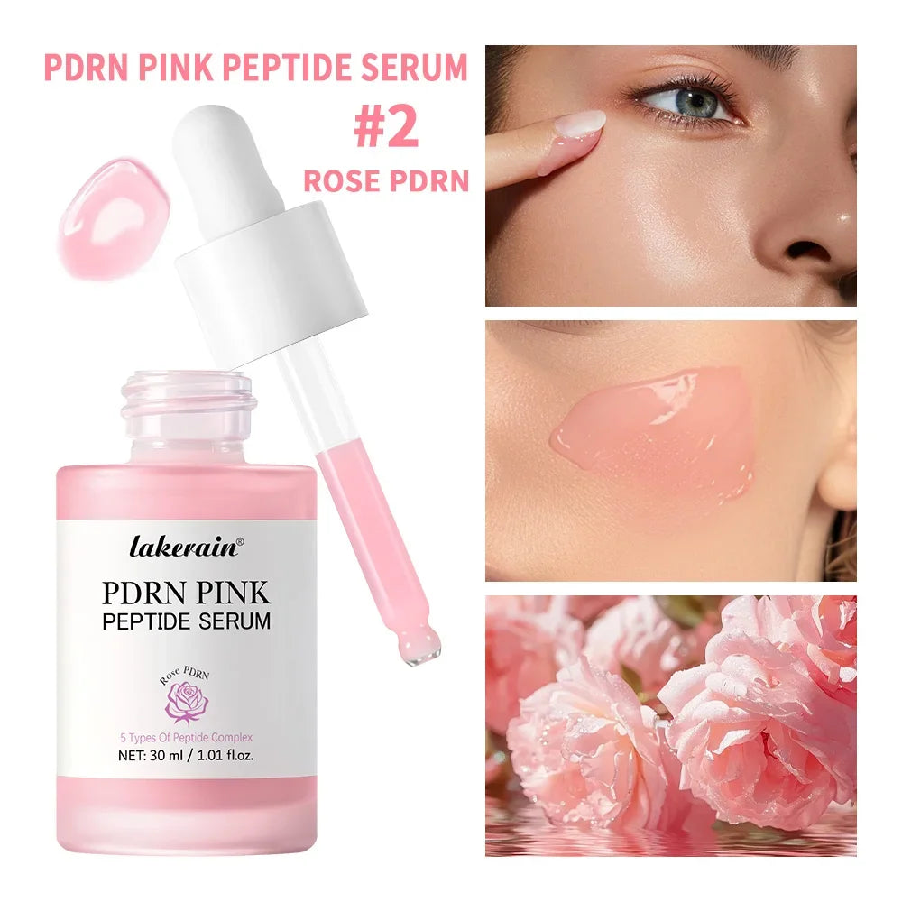 Salmon DNA PDRN Pink Peptide callage Serum Pink Glow Serum Remove Skin Darkness Hydrating Moisturizing Firming Korean Skincare Quake 02Rose PDRN