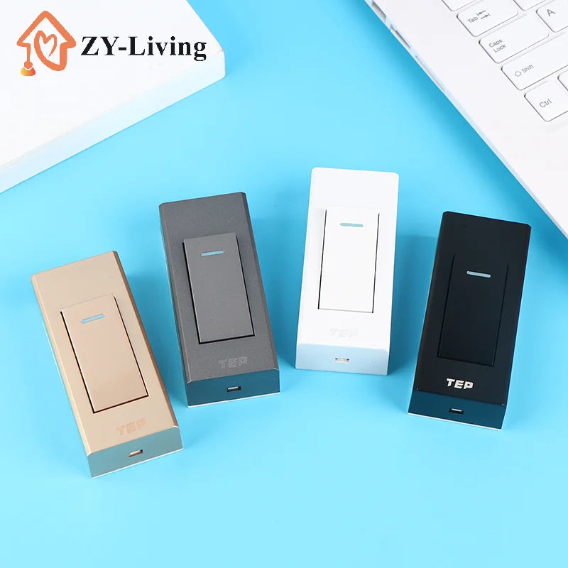 1PCS 10A 250V Double-Control Bedside Lamp Panel Switch Hand Operated Surface Mounted Wired On/Off Control Button for Home Use Quake