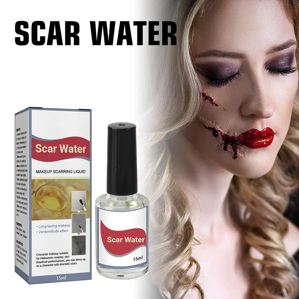 Makeup Scarring Liquid, Scarring Liquid Special Effect Make Up, Liquid Scar Makeup Cosmetic Special Effects Liquid For Halloween Quake